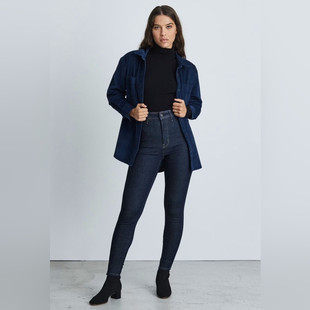 NEW! Everlane The Way High Skinny Jean Dark Indigo SZ 27 Regular